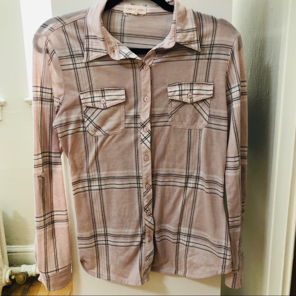 Light pink flannel